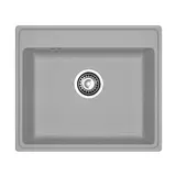 Кухонная мойка Granfest Vertex 580 (580*500) Серый