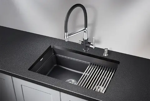 Кухонная мойка Granula KS-7304U (730*450) Шварц