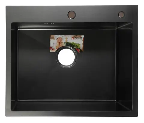 Кухонная мойка AFLORN 96050F (600*500) Графит