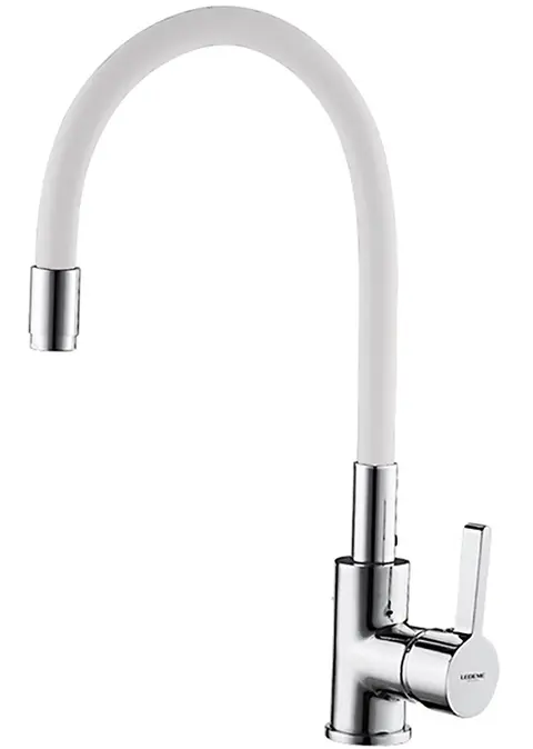 Смеситель Ledeme L4898-3 (Белый/Хром)