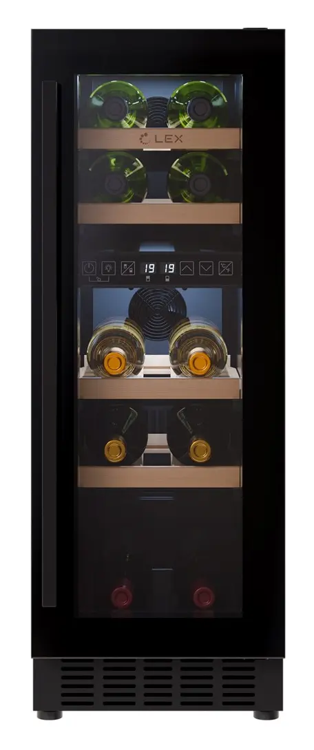 Встраиваемый винный шкаф LEX LWD3017BL dual zone