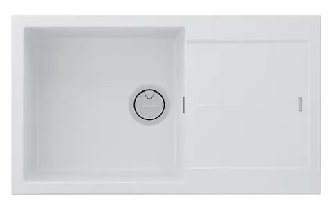 Кухонная мойка Paulmark Extensio 86 (760*500) Белый матовый WH
