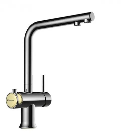 Смеситель Omoikiri Hotaru-C-BE (4994052) Хром/Бежевый