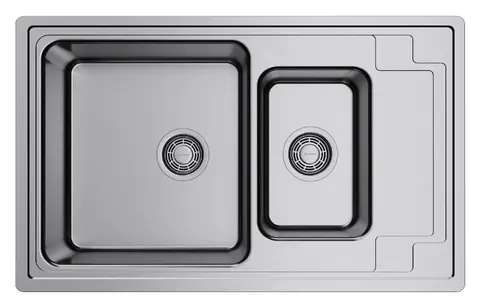 Кухонная мойка Omoikiri Mizu 78-2-IN (4973731) нержавеющая сталь